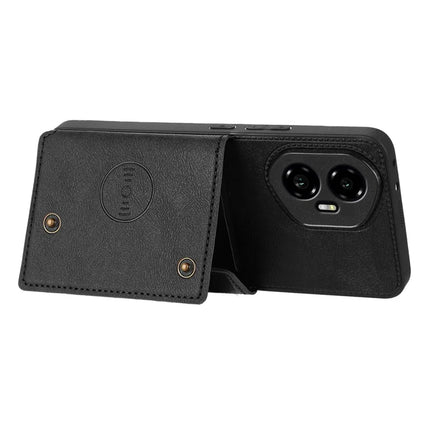 For Honor 300 Case with Card Slots Kickstand Leather + TPU Phone Cover