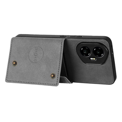For Honor 300 Case with Card Slots Kickstand Leather + TPU Phone Cover