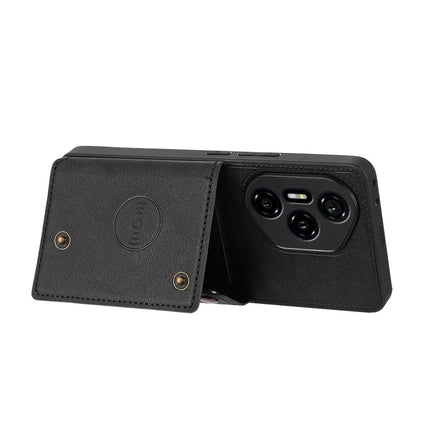 For Honor 300 Pro Case with Card Slots Kickstand Leather + TPU Phone Cover