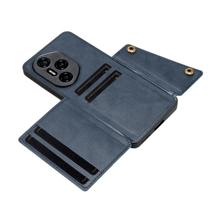 For Honor 300 Pro Case with Card Slots Kickstand Leather + TPU Phone Cover
