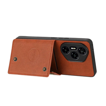 For Honor 300 Pro Case with Card Slots Kickstand Leather + TPU Phone Cover