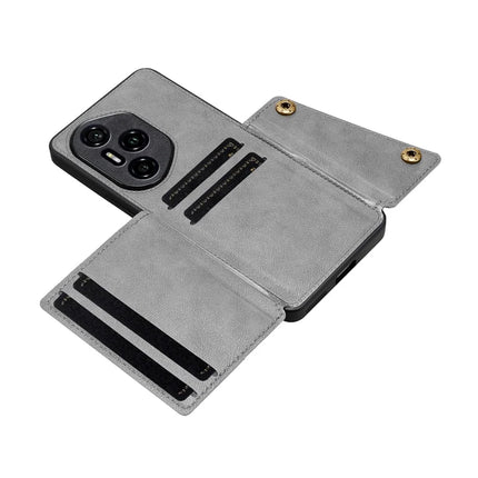 For Honor 300 Pro Case with Card Slots Kickstand Leather + TPU Phone Cover