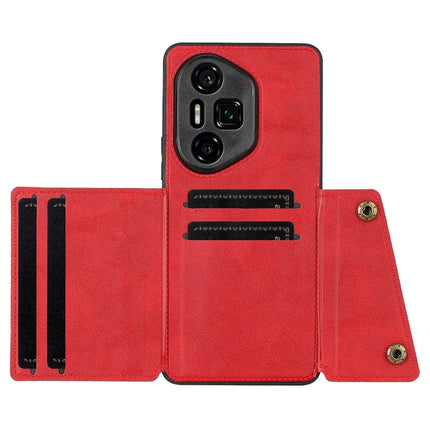 For Honor 300 Ultra Case with Card Slots Kickstand Leather + TPU Phone Cover