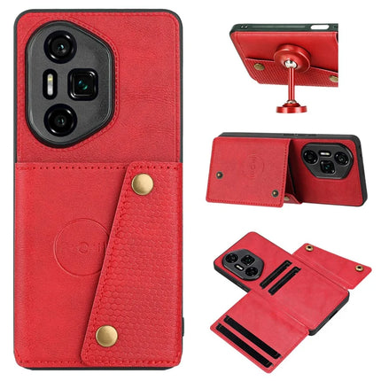 For Honor 300 Ultra Case with Card Slots Kickstand Leather + TPU Phone Cover