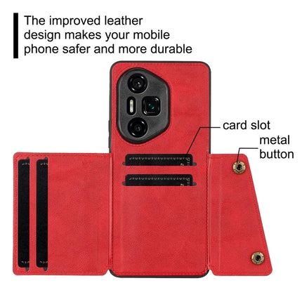 For Honor 300 Ultra Case with Card Slots Kickstand Leather + TPU Phone Cover