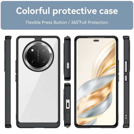 For Honor X9c 5G / Magic7 Lite 5G / X60 Pro 5G Case TPU + Acrylic Protective Clear Phone Cover
