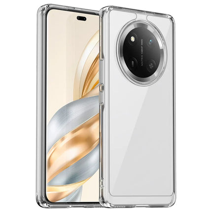 For Honor X9c 5G / Magic7 Lite 5G / X60 Pro 5G Case TPU + Acrylic Protective Clear Phone Cover - Transparent