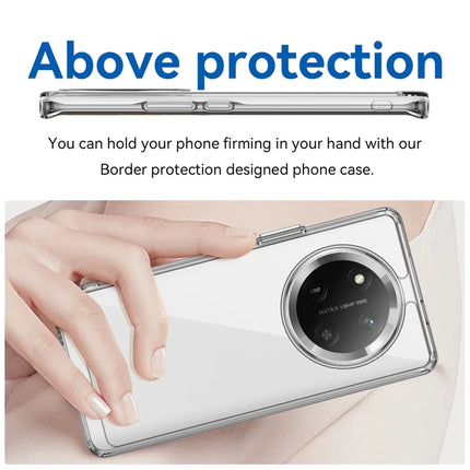For Honor X9c 5G / Magic7 Lite 5G / X60 Pro 5G Case TPU + Acrylic Protective Clear Phone Cover