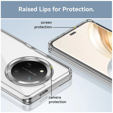 For Honor X9c 5G / Magic7 Lite 5G / X60 Pro 5G Case TPU + Acrylic Protective Clear Phone Cover