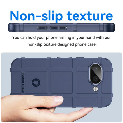 For Google Pixel 9a Case Grid Design Soft TPU Scratch-Proof Phone Cover