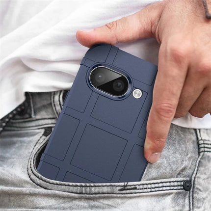 For Google Pixel 9a Case Grid Design Soft TPU Scratch-Proof Phone Cover