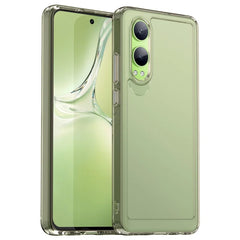 For OnePlus Nord CE4 Lite 5G / Oppo K12x 5G (China) Case TPU Shockproof Phone Back Cover - Transparent Grey