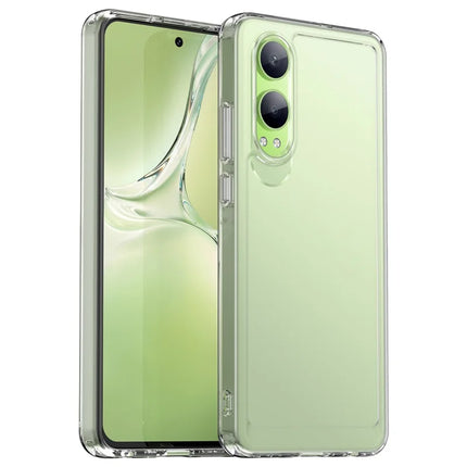 For OnePlus Nord CE4 Lite 5G / Oppo K12x 5G (China) Case TPU Shockproof Phone Back Cover - Transparent