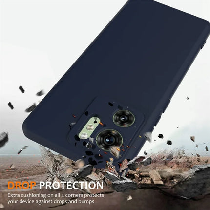 For Motorola Edge (2023) 5G Case Compatible with MagSafe Liquid Silicone Phone Cover with Lanyard