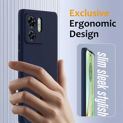 For Motorola Edge (2023) 5G Case Compatible with MagSafe Liquid Silicone Phone Cover with Lanyard