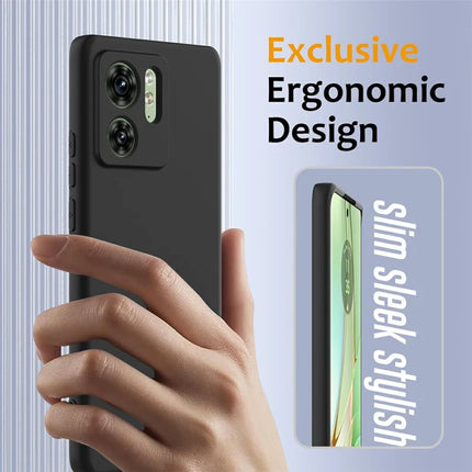 For Motorola Edge (2023) 5G Case Compatible with MagSafe Liquid Silicone Phone Cover with Lanyard