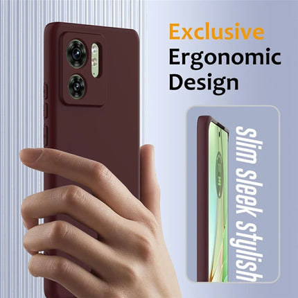For Motorola Edge (2023) 5G Case Compatible with MagSafe Liquid Silicone Phone Cover with Lanyard