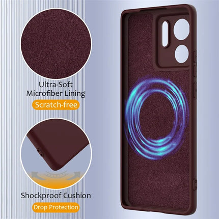 For Motorola Edge (2023) 5G Case Compatible with MagSafe Liquid Silicone Phone Cover with Lanyard