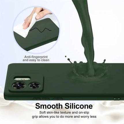For Motorola Edge (2023) 5G Case Compatible with MagSafe Liquid Silicone Phone Cover with Lanyard