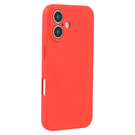 For iPhone 16 Plus Case Compatible with MagSafe Shockproof TPU Phone Cover - Red