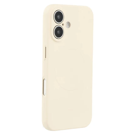 For iPhone 16 Plus Case Compatible with MagSafe Shockproof TPU Phone Cover - White