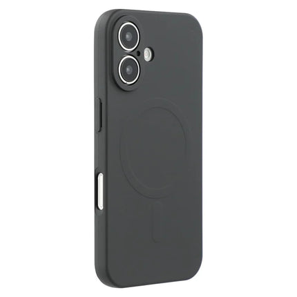 For iPhone 16 Plus Case Compatible with MagSafe Shockproof TPU Phone Cover - Black