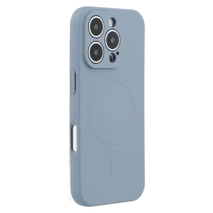 For iPhone 16 Pro Case Compatible with MagSafe Shockproof TPU Phone Cover - Grey