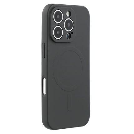 For iPhone 16 Pro Max Case Compatible with MagSafe Shockproof TPU Phone Cover - Black