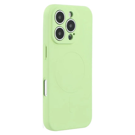 For iPhone 16 Pro Max Case Compatible with MagSafe Shockproof TPU Phone Cover - Green