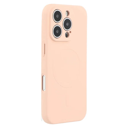 For iPhone 16 Pro Max Case Compatible with MagSafe Shockproof TPU Phone Cover - Pink