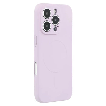 For iPhone 16 Pro Max Case Compatible with MagSafe Shockproof TPU Phone Cover - Purple