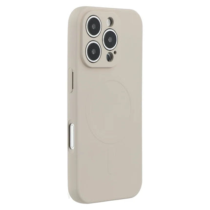 For iPhone 16 Pro Max Case Compatible with MagSafe Shockproof TPU Phone Cover - Titanium Grey