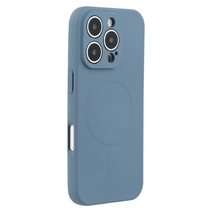 For iPhone 16 Pro Max Case Compatible with MagSafe Shockproof TPU Phone Cover - Blue