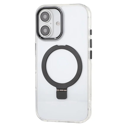 For iPhone 16 Case Compatible with MagSafe Kickstand TPU + PC Clear Phone Cover