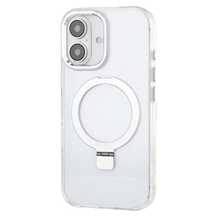 For iPhone 16 Case Compatible with MagSafe Kickstand TPU + PC Clear Phone Cover