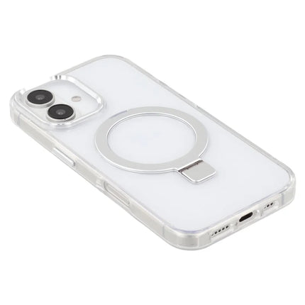 For iPhone 16 Case Compatible with MagSafe Kickstand TPU + PC Clear Phone Cover