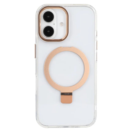 For iPhone 16 Case Compatible with MagSafe Kickstand TPU + PC Clear Phone Cover