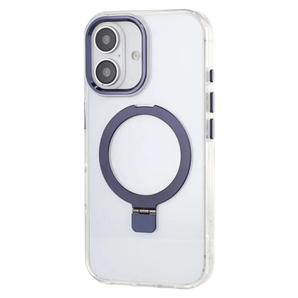 For iPhone 16 Case Compatible with MagSafe Kickstand TPU + PC Clear Phone Cover