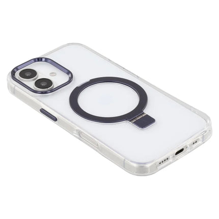 For iPhone 16 Case Compatible with MagSafe Kickstand TPU + PC Clear Phone Cover