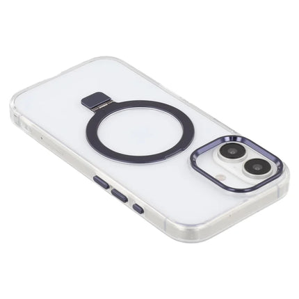 For iPhone 16 Case Compatible with MagSafe Kickstand TPU + PC Clear Phone Cover