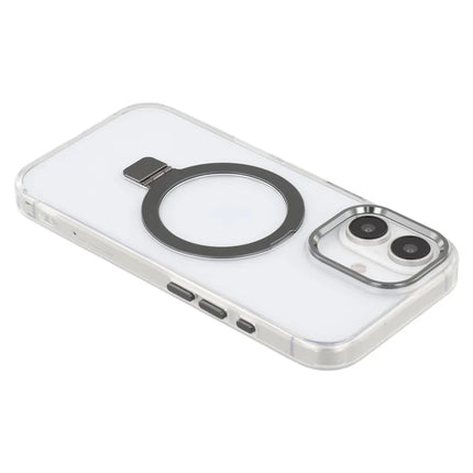 For iPhone 16 Case Compatible with MagSafe Kickstand TPU + PC Clear Phone Cover