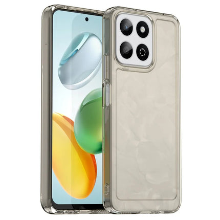 For Honor 200 Smart 5G / Play 60 Plus 5G Case TPU Shockproof Phone Back Cover - Transparent Grey