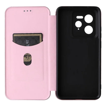 For Realme GT 7 Pro 5G Case Carbon Fiber Texture Drop-Proof PU Leather Phone Cover