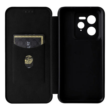For Realme GT 7 Pro 5G Case Carbon Fiber Texture Drop-Proof PU Leather Phone Cover