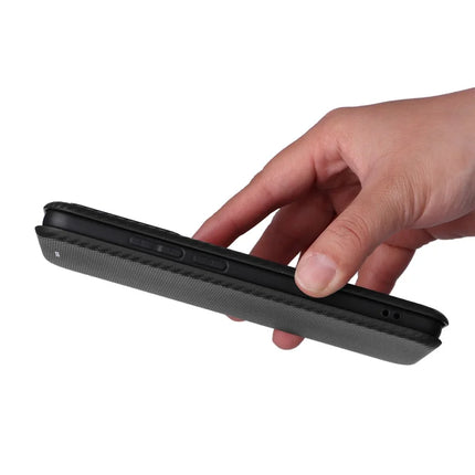 For Realme GT 7 Pro 5G Case Carbon Fiber Texture Drop-Proof PU Leather Phone Cover