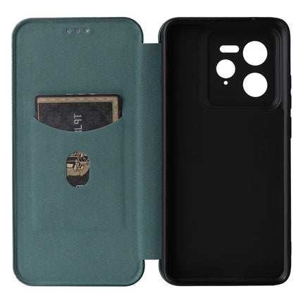 For Realme GT 7 Pro 5G Case Carbon Fiber Texture Drop-Proof PU Leather Phone Cover