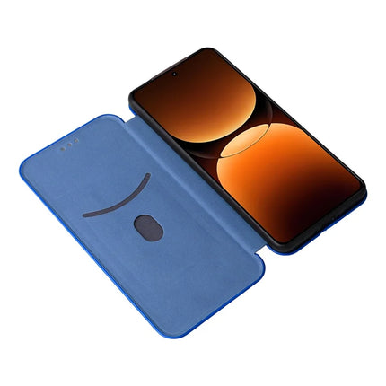 For Realme GT 7 Pro 5G Case Carbon Fiber Texture Drop-Proof PU Leather Phone Cover