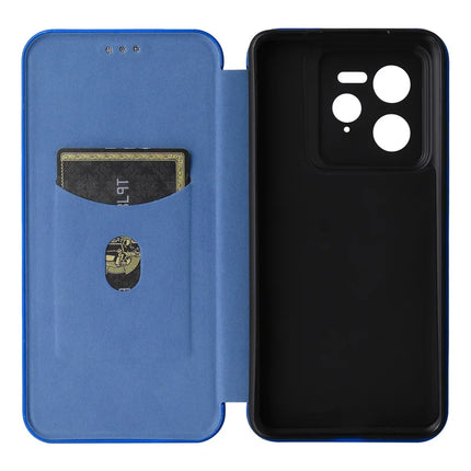 For Realme GT 7 Pro 5G Case Carbon Fiber Texture Drop-Proof PU Leather Phone Cover