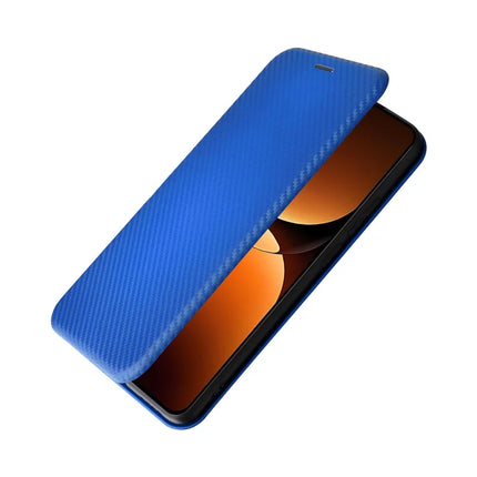 For Realme GT 7 Pro 5G Case Carbon Fiber Texture Drop-Proof PU Leather Phone Cover