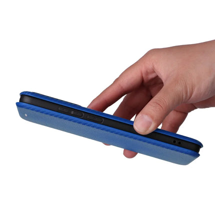 For Realme GT 7 Pro 5G Case Carbon Fiber Texture Drop-Proof PU Leather Phone Cover